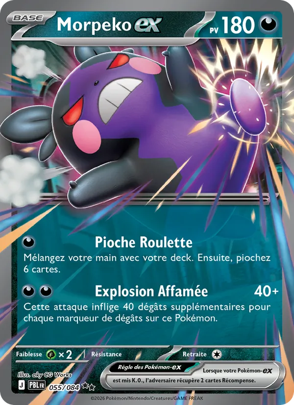 Carte Morpeko-ex 055/084 – Nuit Noire