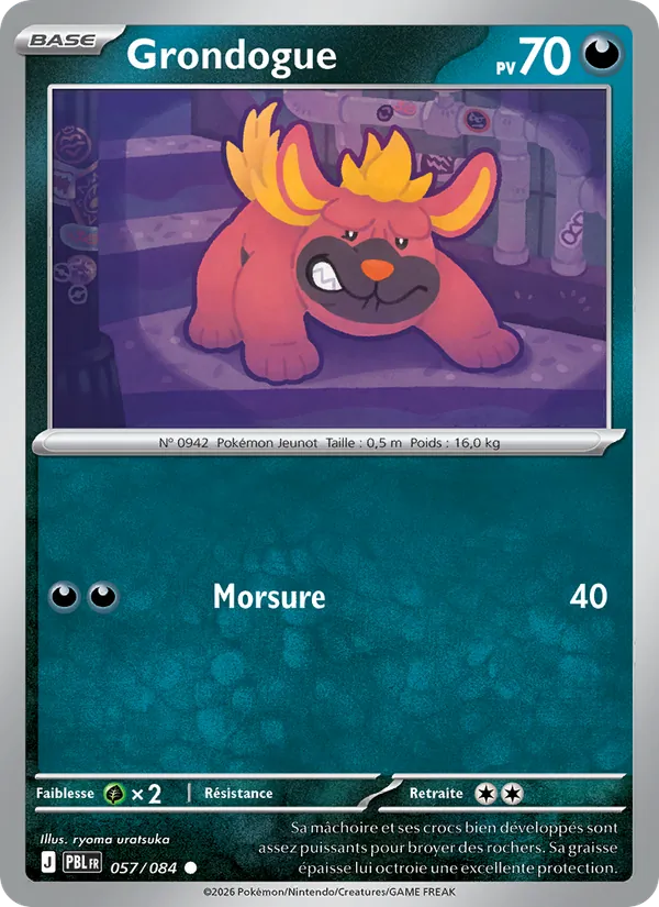 Carte Grondogue 057/084 – Nuit Noire