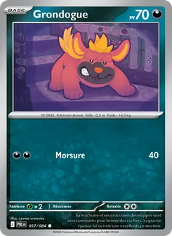 Carte Grondogue 057/084 – Nuit Noire