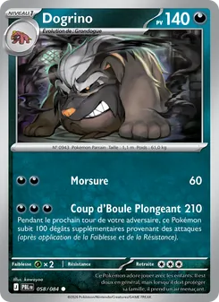 Carte Dogrino 058/084 – Nuit Noire