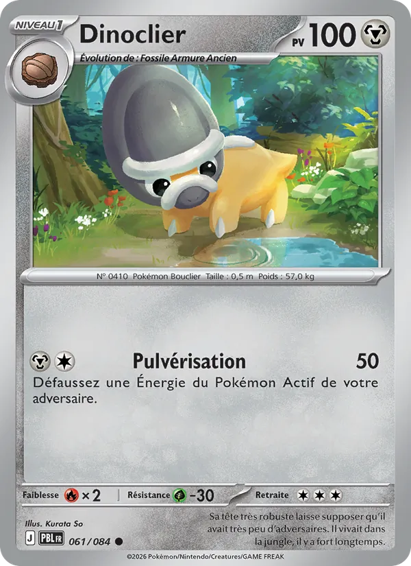 Carte Dinoclier 061/084 – Nuit Noire