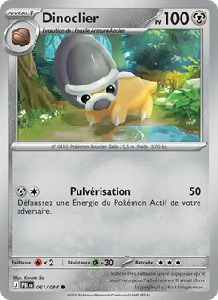 Carte Dinoclier 061/084 – Nuit Noire