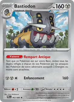 Carte Bastiodon 062/084 – Nuit Noire
