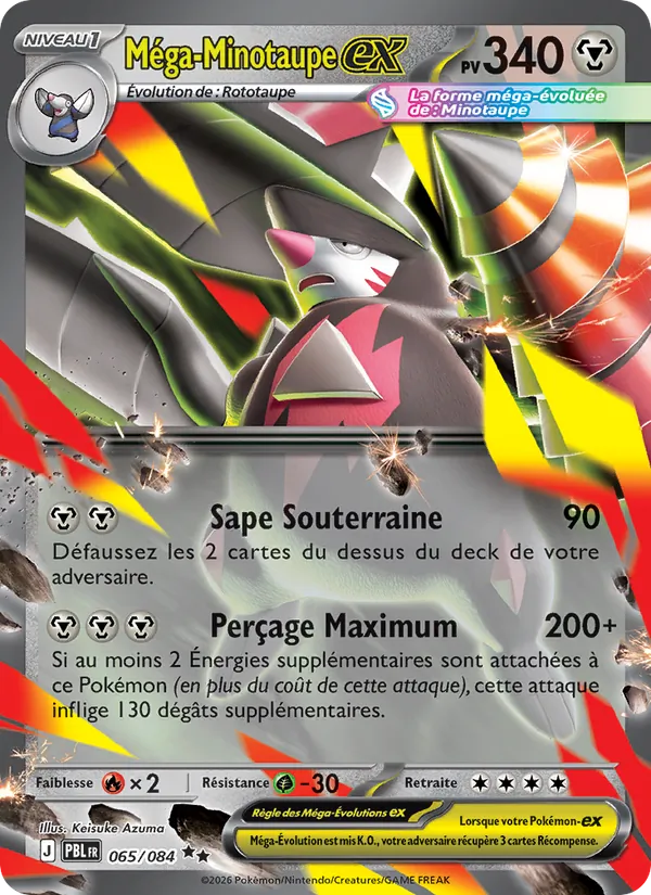 Carte Méga-Minotaupe-ex 065/084 – Nuit Noire