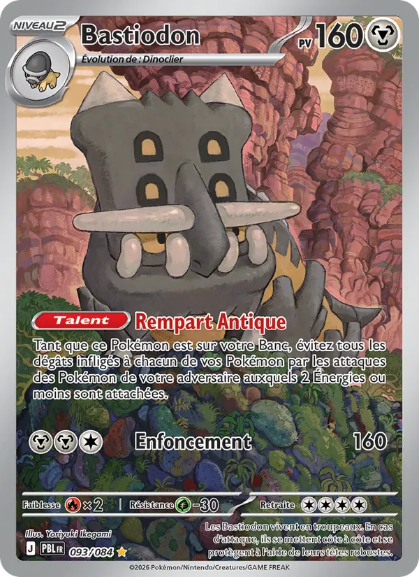 Carte Bastiodon 093/084 – Nuit Noire