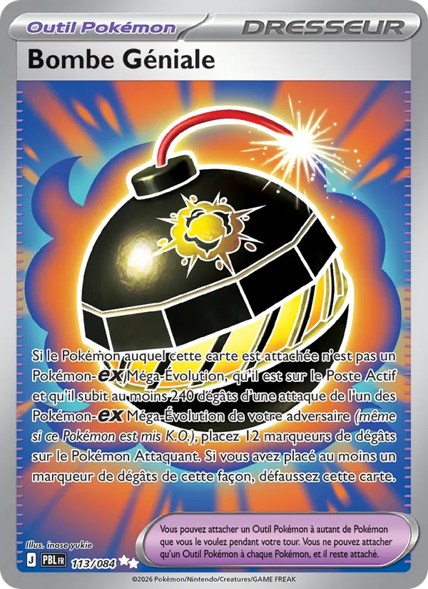 Carte Bombe Géniale 113/084 – Nuit Noire