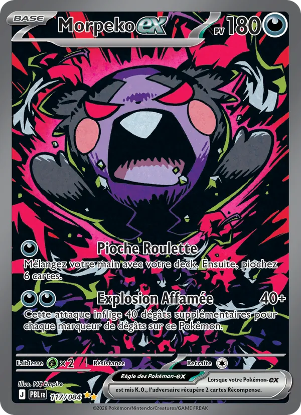 Carte Morpeko-ex 117/084 – Nuit Noire