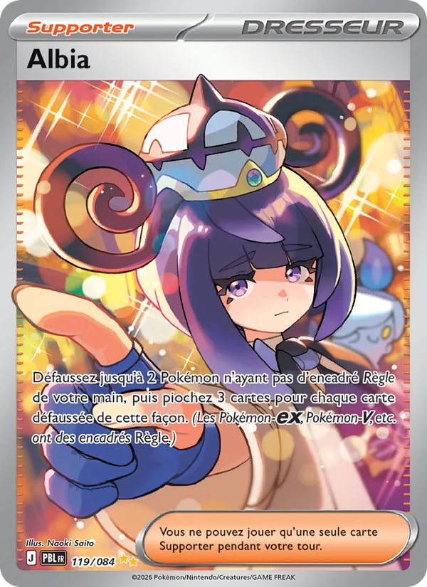 Carte Albia 119/084 – Nuit Noire