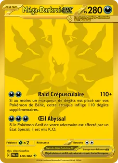 Carte Méga-Darkrai-ex 120/084 – Nuit Noire