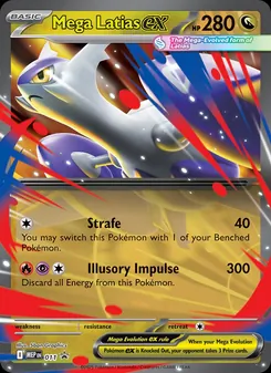 Carte Méga-Latias-ex 011 – Promo ME