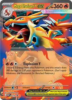 Carte Méga-Dracaufeu Y-ex 030 – MEP Black Star Promos