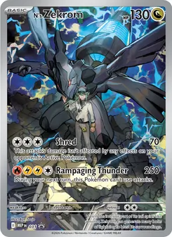 Carte Zekrom de N 031 – MEP Black Star Promos