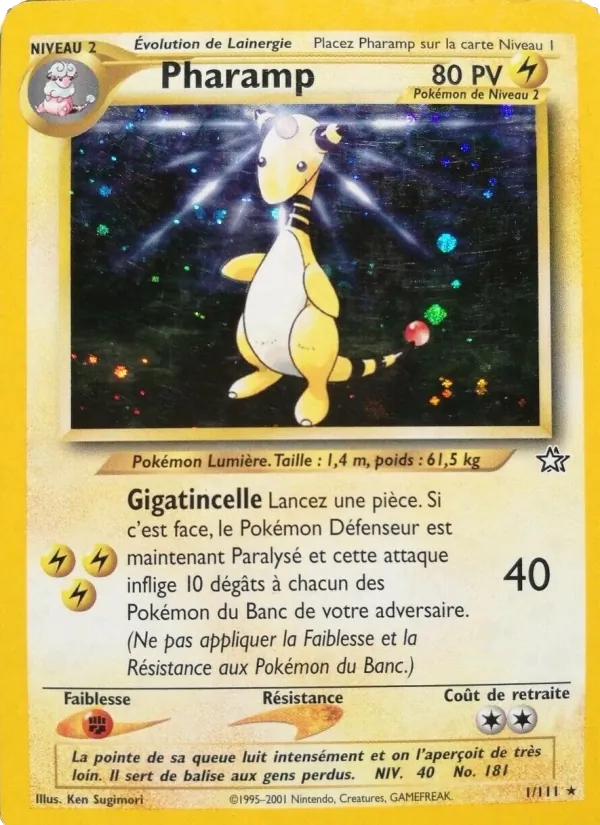Carte Pharamp 1/111 – Neo Genesis