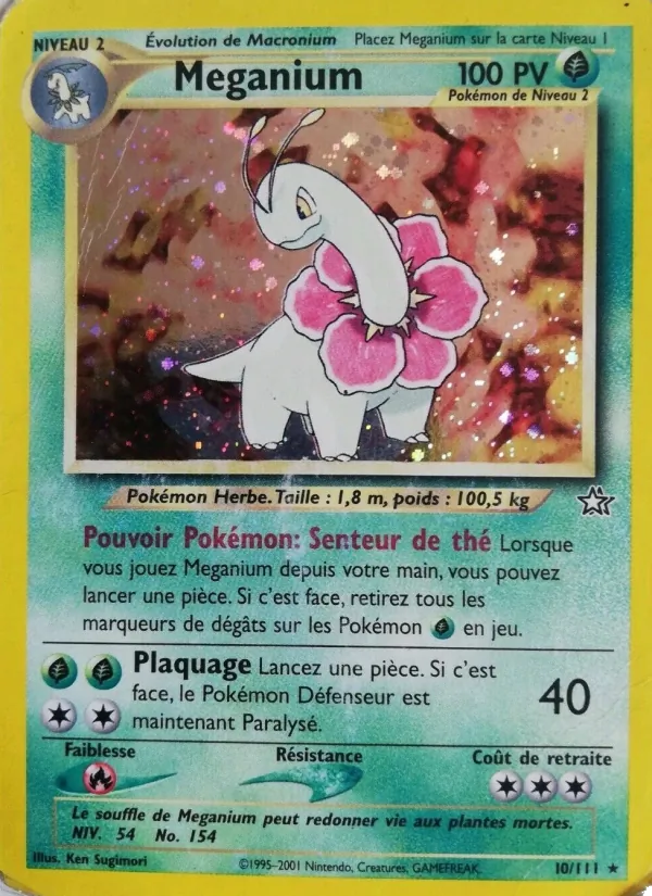 Carte Méganium 10/111 – Neo Genesis