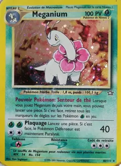 Carte Méganium 10/111 – Neo Genesis