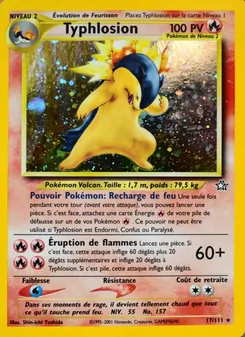 Carte Typhlosion 17/111 – Neo Genesis