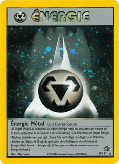 Carte Énergie Métal 19/111 – Neo Genesis