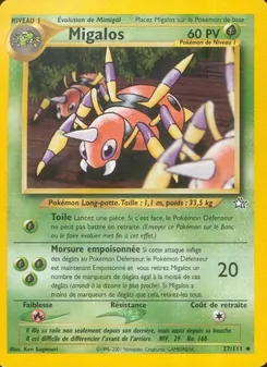 Carte Migalos 27/111 – Neo Genesis
