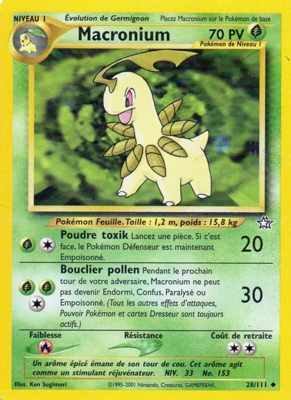 Carte Macronium 28/111 – Neo Genesis