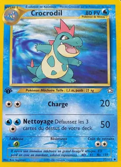 Carte Crocrodil 32/111 – Neo Genesis