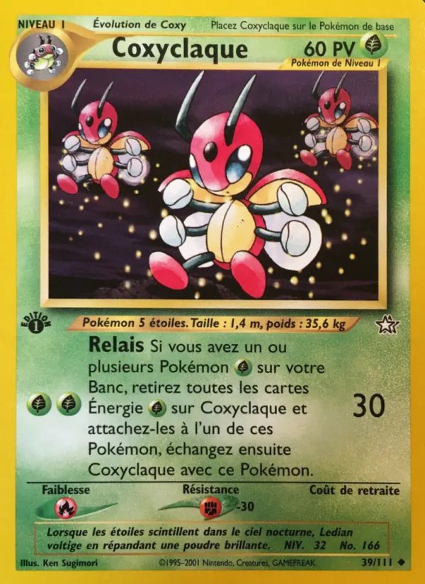 Carte Coxyclaque 39/111 – Neo Genesis