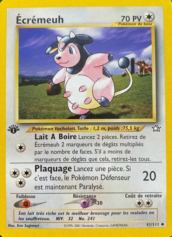 Carte Écrémeuh 41/111 – Neo Genesis