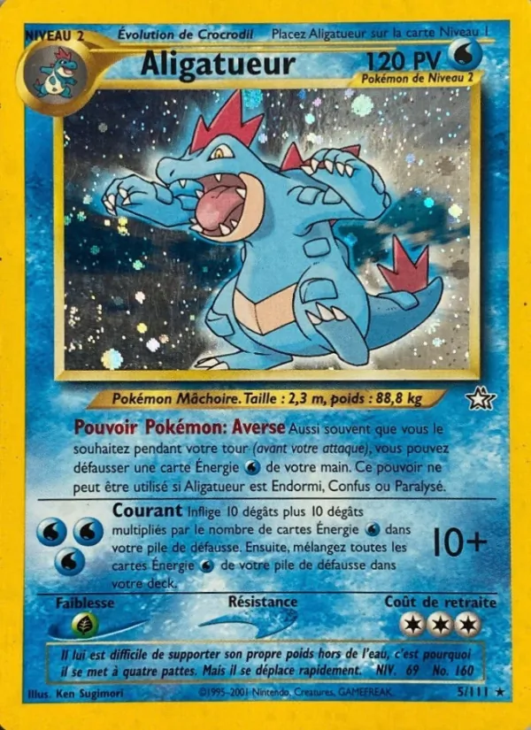 Carte Aligatueur 5/111 – Neo Genesis