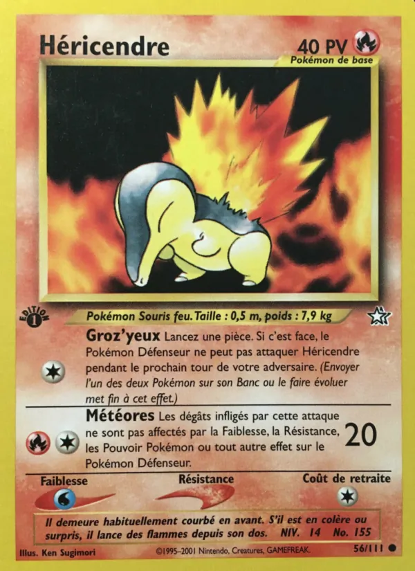 Carte Héricendre 56/111 – Neo Genesis