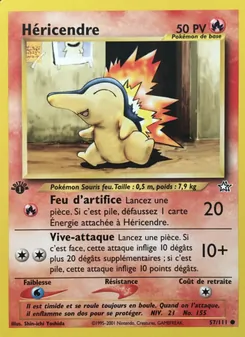 Carte Héricendre 57/111 – Neo Genesis