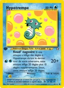 Carte Hypotrempe 62/111 – Neo Genesis
