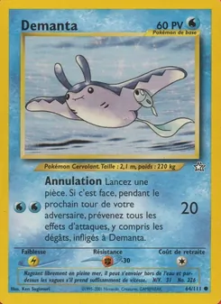 Carte Démanta 64/111 – Neo Genesis