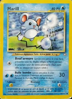 Carte Marill 66/111 – Neo Genesis