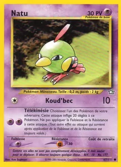 Carte Natu 67/111 – Neo Genesis