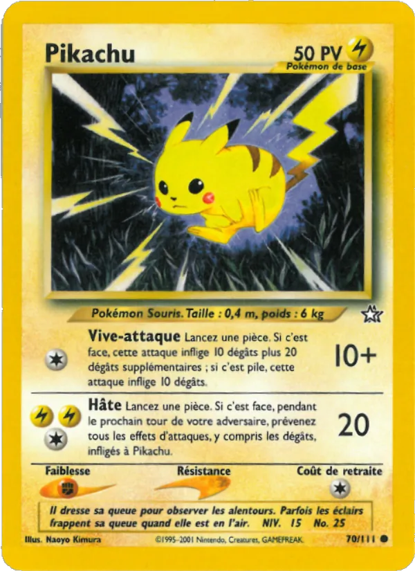 Carte Pikachu 70/111 – Neo Genesis