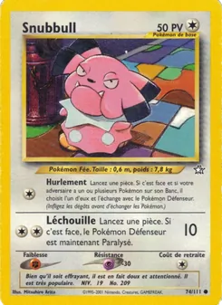 Carte Snubbull 74/111 – Neo Genesis