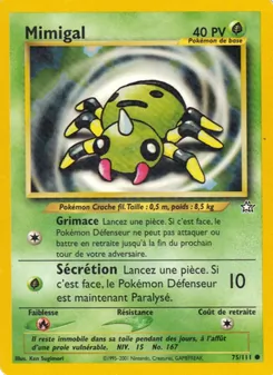 Carte Mimigal 75/111 – Neo Genesis