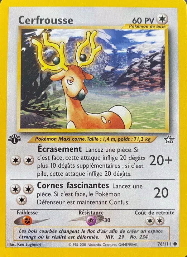 Carte Cerfrousse 76/111 – Neo Genesis