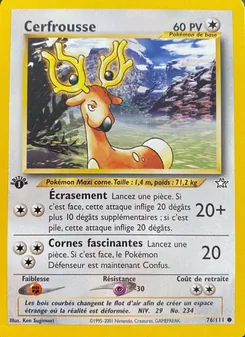 Carte Cerfrousse 76/111 – Neo Genesis