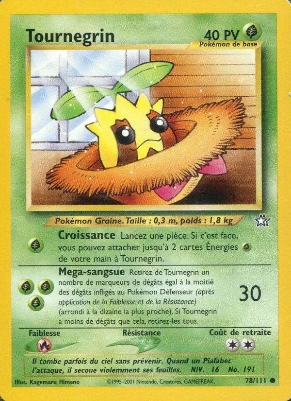 Carte Tournegrin 78/111 – Neo Genesis