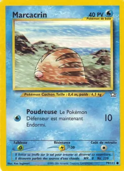 Carte Marcacrin 79/111 – Neo Genesis