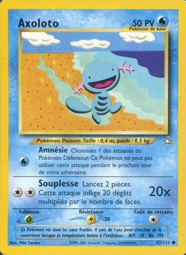 Carte Axoloto 82/111 – Neo Genesis