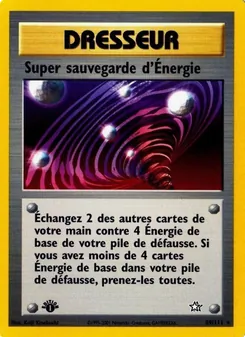 Carte Super sauvegarde d'Énergie 89/111 – Neo Genesis