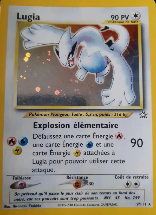 Carte Lugia 9/111 – Neo Genesis