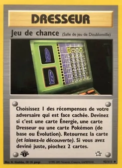 Carte Jeu de chance 92/111 – Neo Genesis