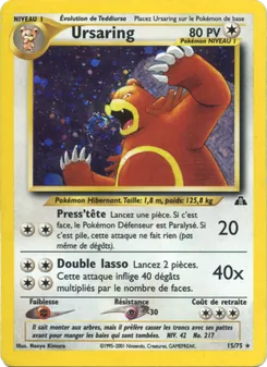 Carte Ursaring 15/75 – Neo Discovery