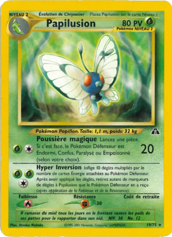 Carte Papilusion 19/75 – Neo Discovery