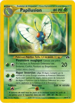 Carte Papilusion 19/75 – Neo Discovery
