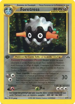 Carte Foretress 2/75 – Neo Discovery