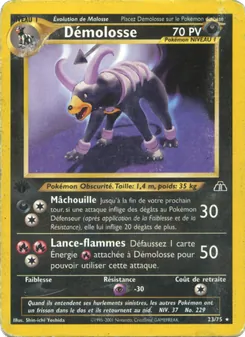 Carte Démolosse 23/75 – Neo Discovery