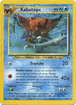 Carte Kabutops 25/75 – Neo Discovery